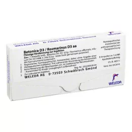 BETONICA D 3/Rosemary D 3 ampules, 8x1 ml