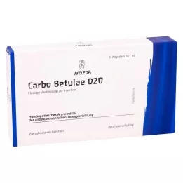 CARBO BETULAE D 20 ampułek, 8X1 ml