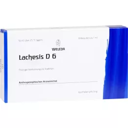 LACHESIS d 6 ampuls, 8x1 ml