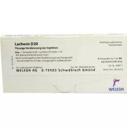 LACHESIS D 20 ampułek, 8X1ml