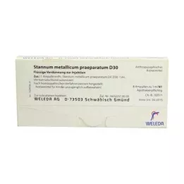STANNUM METALLICUM preparat D 30 ampułek, 8X1 ml