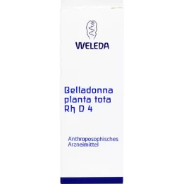 BELLADONNA PLANTA TOTA RH D 4 Rozcieńczenie, 20 ml