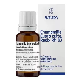 CHAMOMILLA CUPRO Culta Radix Rh D 3 Rozcieńczenie, 20 ml