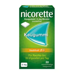 NICORETTE 2 mg świeżych owoców gumy, 30 szt