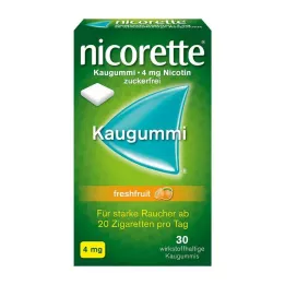 NICORETTE 4 mg guma do żucia o smaku świeżych owoców, 30 szt