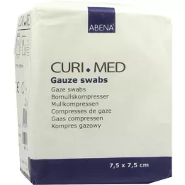 MULLKOMPRESSEN 7,5x7,5 cm niesterylne 8-warstwowe, 100 szt