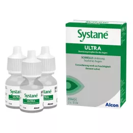 SYSTANE ULTRA Krople nawilżające do oczu 3X10 ml