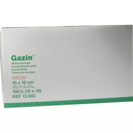 GAZIN Gaza komp. 10x10 cm jałowa 16-warstwowa, 10X10 szt