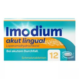 IMODIUM tabletki ostre, rozpuszczalne w jamie ustnej, 12 szt
