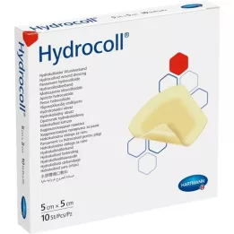 HYDROCOLL Stowarzyszenie ran 5x5 cm, 10 szt