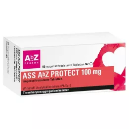 ASS AbZ PROTECT 100 mg tabletki dojelitowe, 50 szt