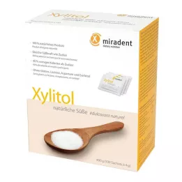 Miradent Xylitol Sugar Wymiana Saszetki proszkowe, 100x4 g