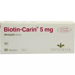 BIOTIN-CARIN 5 mg tabletki, 20 szt