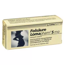 FOLSÄURE LOMAPHARM tabletki 5 mg, 50 szt