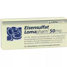 EISENSULFAT tabletki z filmu Lomapharm 50 mg, 20 szt