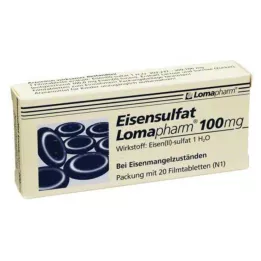 EISENSULFAT Lomapharm 100 mg tabletki powlekane, 20 szt