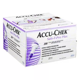 ACCU-CHEK Lancety Safe T Pro Plus, 200 szt
