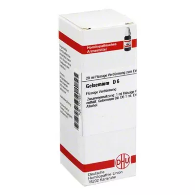 GELSEMIUM D 6 Rozcieńczenie, 20 ml