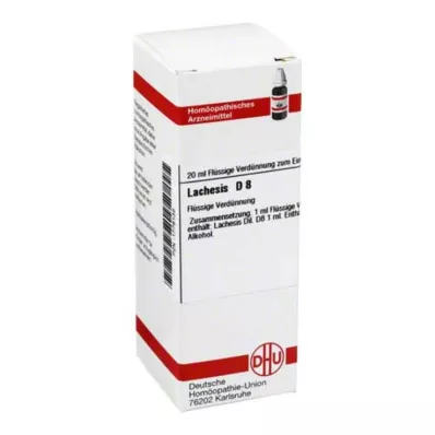 LACHESIS D 8 Rozcieńczenie, 20 ml