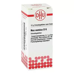 NUX VOMICA D 6 Kuleczek, 10 g