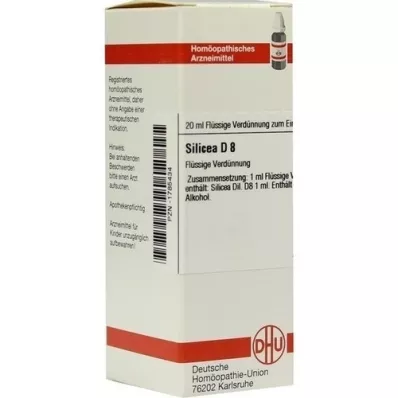 SILICEA D 8 Rozcieńczenie, 20 ml SILICEA D 8 Rozcieńczenie, 20 ml