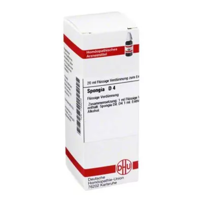 SPONGIA D 4 Rozcieńczenie, 20 ml SPONGIA D 4 Rozcieńczenie, 20 ml