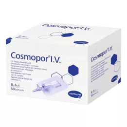 COSMOPOR I.V. Cherülenfixierverband 6x8 cm, 50 szt
