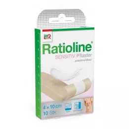 RATIOLINE opatrunek na rany wrażliwe 4 cm x 1 m, 1 szt
