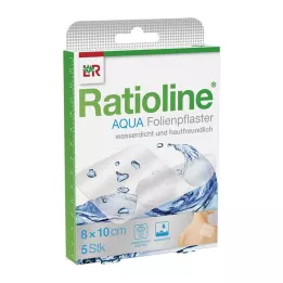 RATIOLINE Aqua prysznicowy tynk 8x10 cm, 5 godzin