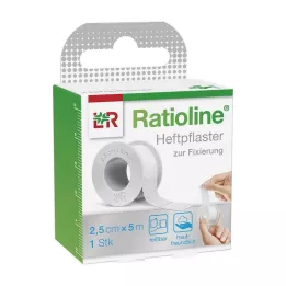 RATIOLINE plaster ostry 2,5 cmx5 m, 1 szt