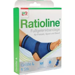 RATIOLINE Aktywny bandaż kostki Gr.L, 1 szt