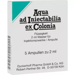 AQUA AD iniektabilia ex Colonia ampułki, 5X2 ml