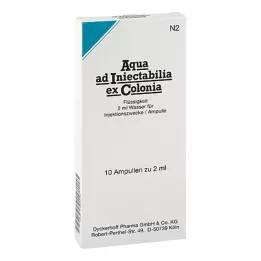 AQUA AD iniektabilia ex Colonia ampułki 10X2 ml