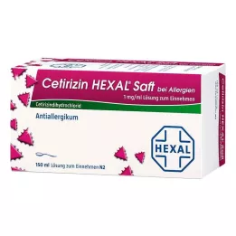 CETIRIZIN HEXAL Sok na alergię 150 ml