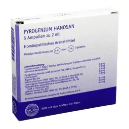 PYROGENIUM HANOSAN Roztwór iniekcyjny, 5x2 ml