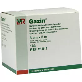 GAZIN Gaza 8 cm x 5 m 4-warstwowa rolowana, 1 szt