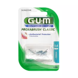 GUM Szczotki wymienne Proxabrush 0,7 mm jodła, 8 szt