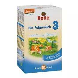 HOLLE Mleko następne dla niemowląt ekologiczne 3, 600 g