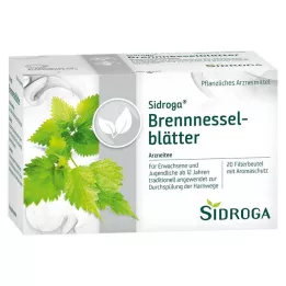 SIDROGA Torebki filtrujące do herbaty z liści pokrzywy, 20X1,5 g