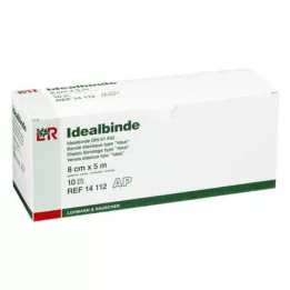 IDEALBINDE Lohmann 8 cmx5 m z pętelką, 10 szt