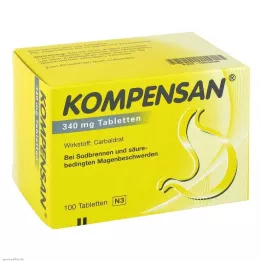 KOMPENSAN Tabletki 340 mg, 100 szt