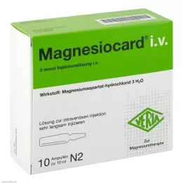 MAGNESIOCARD i.v. Roztwór do wstrzykiwań, 10X10 ml