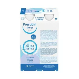 FRESUBIN ENERGY DRINK Neutralna butelka do picia, 4X200 ml