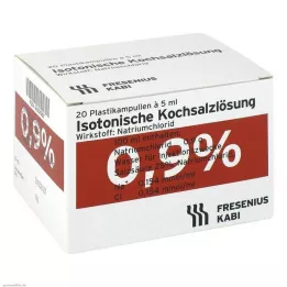 ISOTONISCHE Roztwór soli fizjologicznej 0,9% ampułki plastikowe 20X5 ml