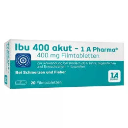 IBU 400 tabletek powlekanych akut-1A Pharma, 20 szt
