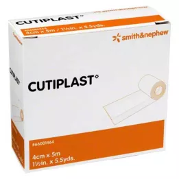 CUTIPLAST opatrunek na rany 4 cm x 5 m w dozowniku, 1 szt