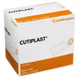 CUTIPLAST opatrunek na rany 8 cm x 5 m w dozowniku, 1 szt