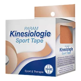 KINESIOLOGIE Taśma sportowa 5 cmx5 m beżowa, 1 szt