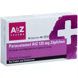 PARACETAMOL Abbey 125 mg Czopki, 10 szt