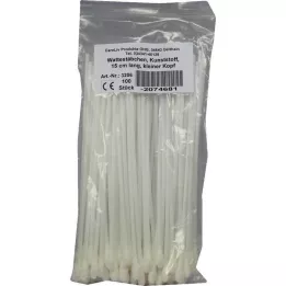 WATTESTÄBCHEN Głowa plastikowa mała 15 cm, 100 szt